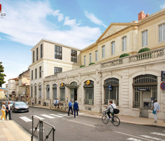 residence seniors auch - Vue Rue Gambetta-LETELLIERARCHITECTES 1024x875